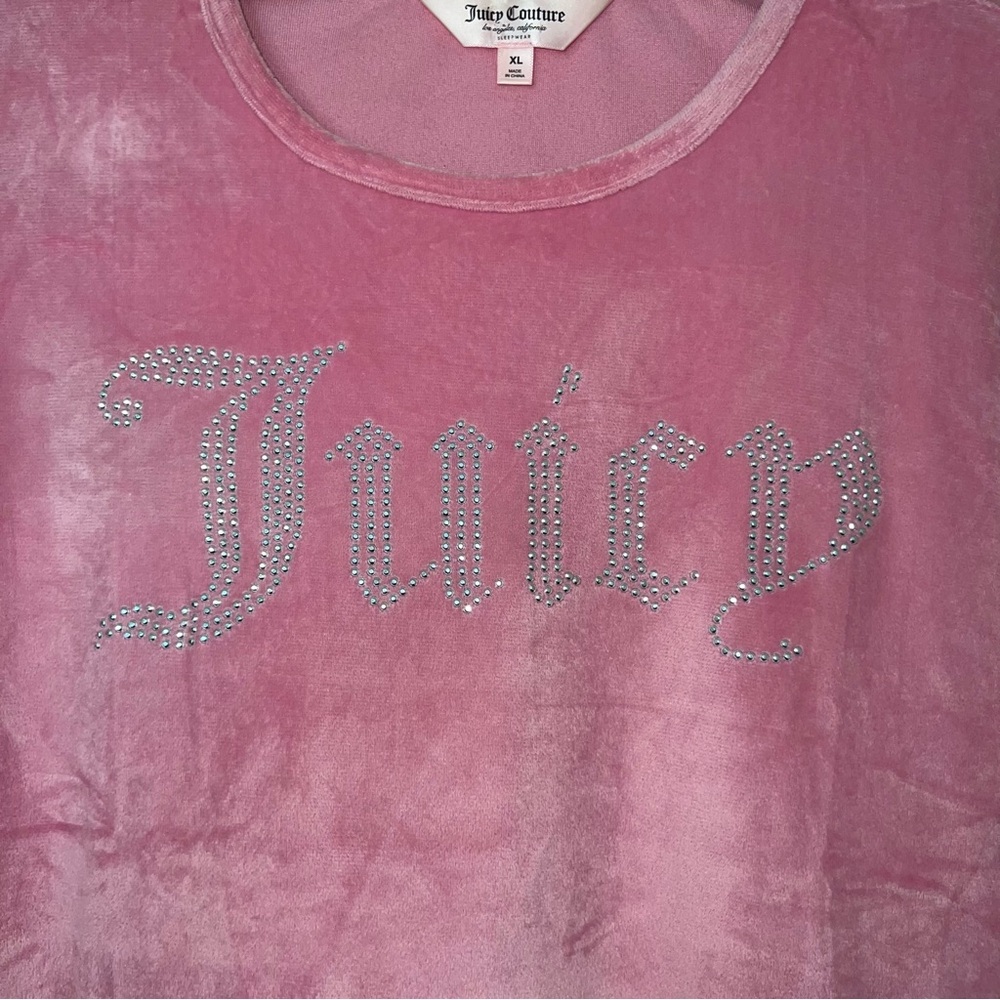 Juicy Couture Sparkling Pink Long Sleeve Tee - Picture 2 of 5